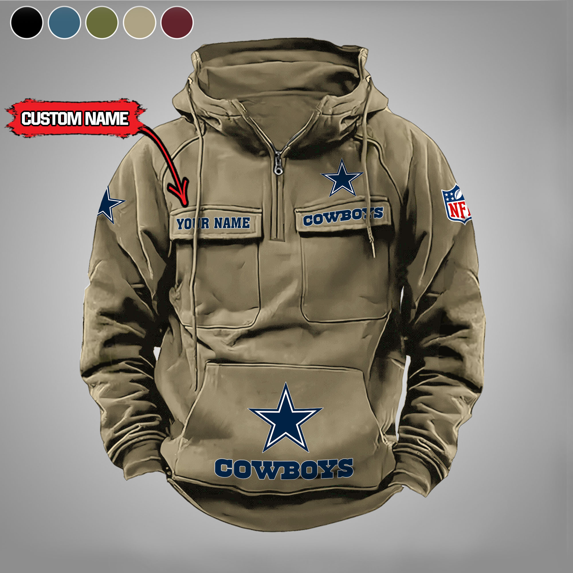 Dallas Cowboys Vintage Men Hoodies DV5 PBR6KZB
