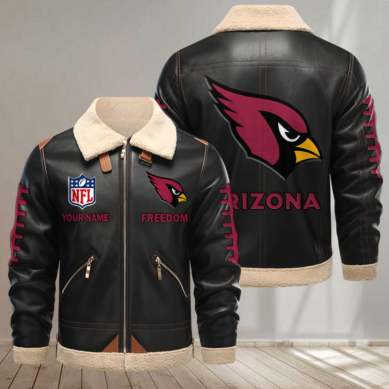 Arizona Cardinals DMLK1128 Leather Jacket – Premium & Ultra-Thick Leather Jacket
