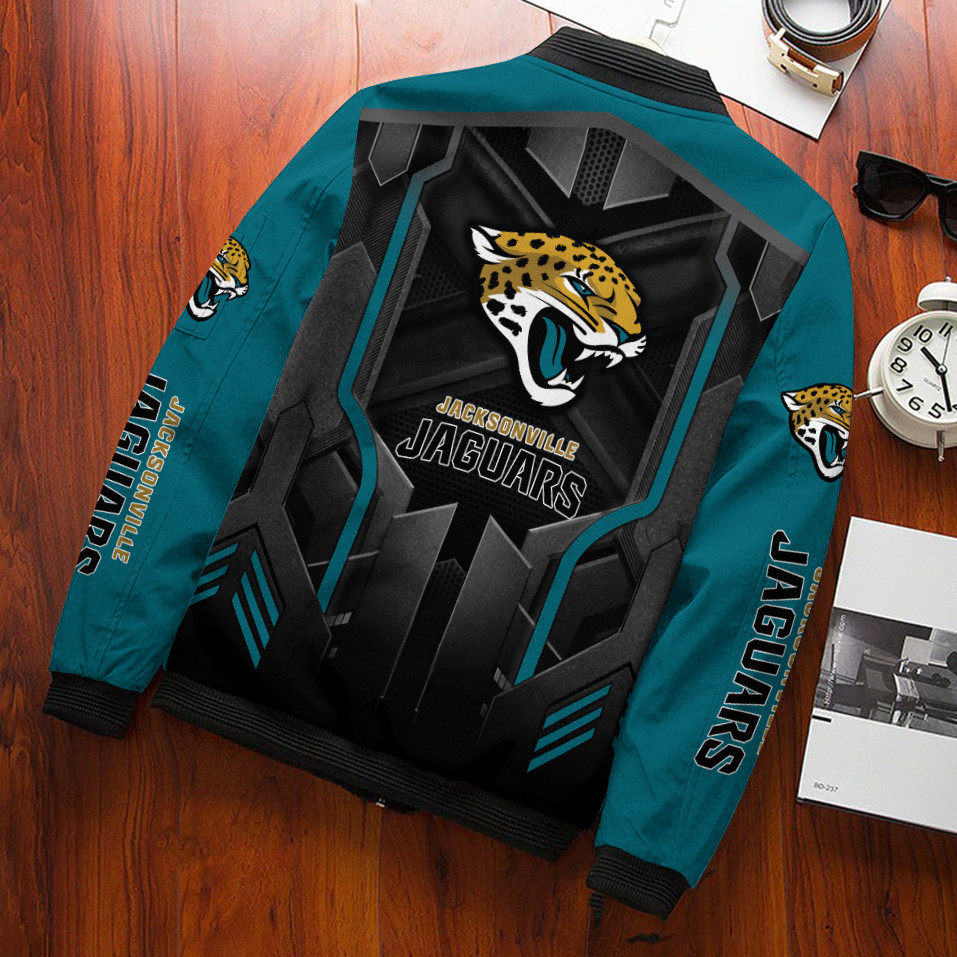 Jacksonville Jaguars Personalized Bomber Jacket PBHWWU3