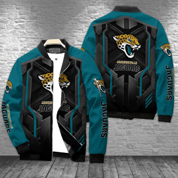 Jacksonville Jaguars Personalized Bomber Jacket PBHWWU3