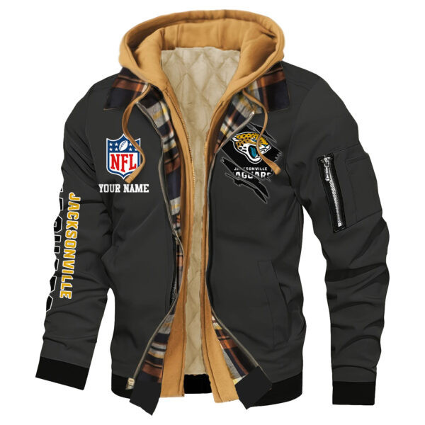 Jacksonville Jaguars Jacket Casual Fake Two Piece Design PBY3TU6