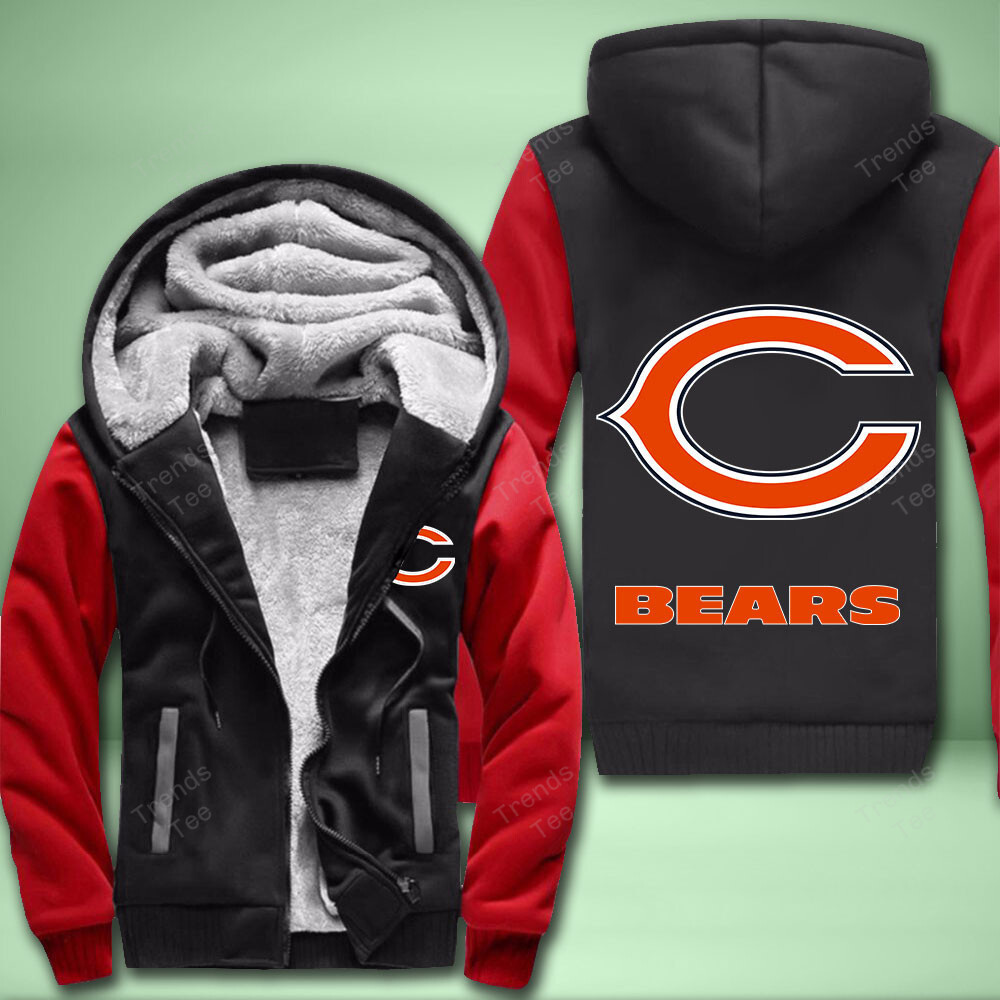 BZH0039 Chicago Bears - Zipper Velvet - NFL
