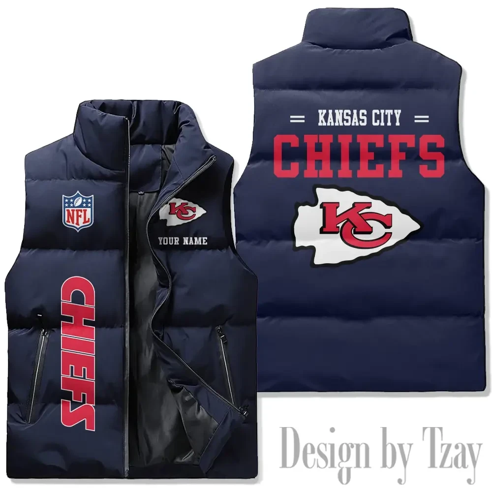 Kansas City Chiefs Sleeveless Down Puffer Vest PBT1F4Q