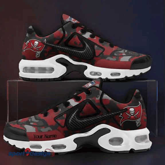 Tampa Bay Buccaneers Custom Camo Print Athletic T-N Sneakers SPTTNSHOES096