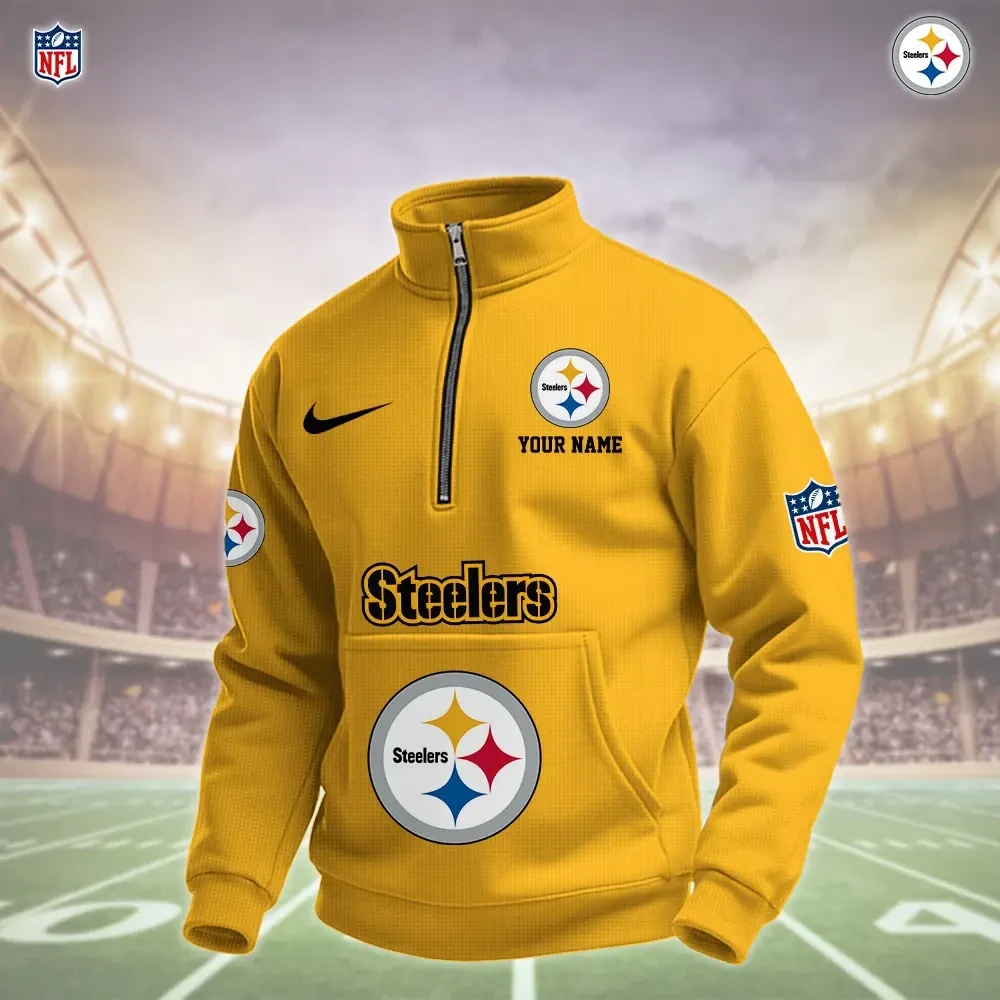Pittsburgh Steelers Pullover Half Zipper
