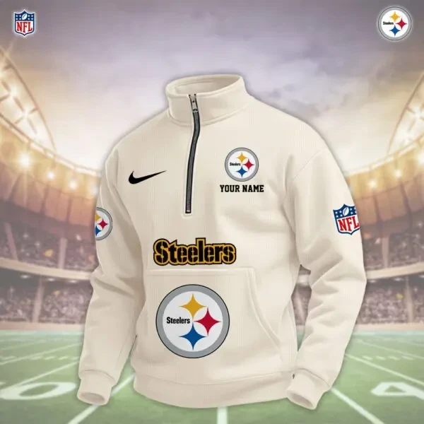 Pittsburgh Steelers Pullover Half Zipper