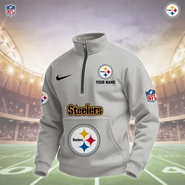 Pittsburgh Steelers Pullover Half Zipper