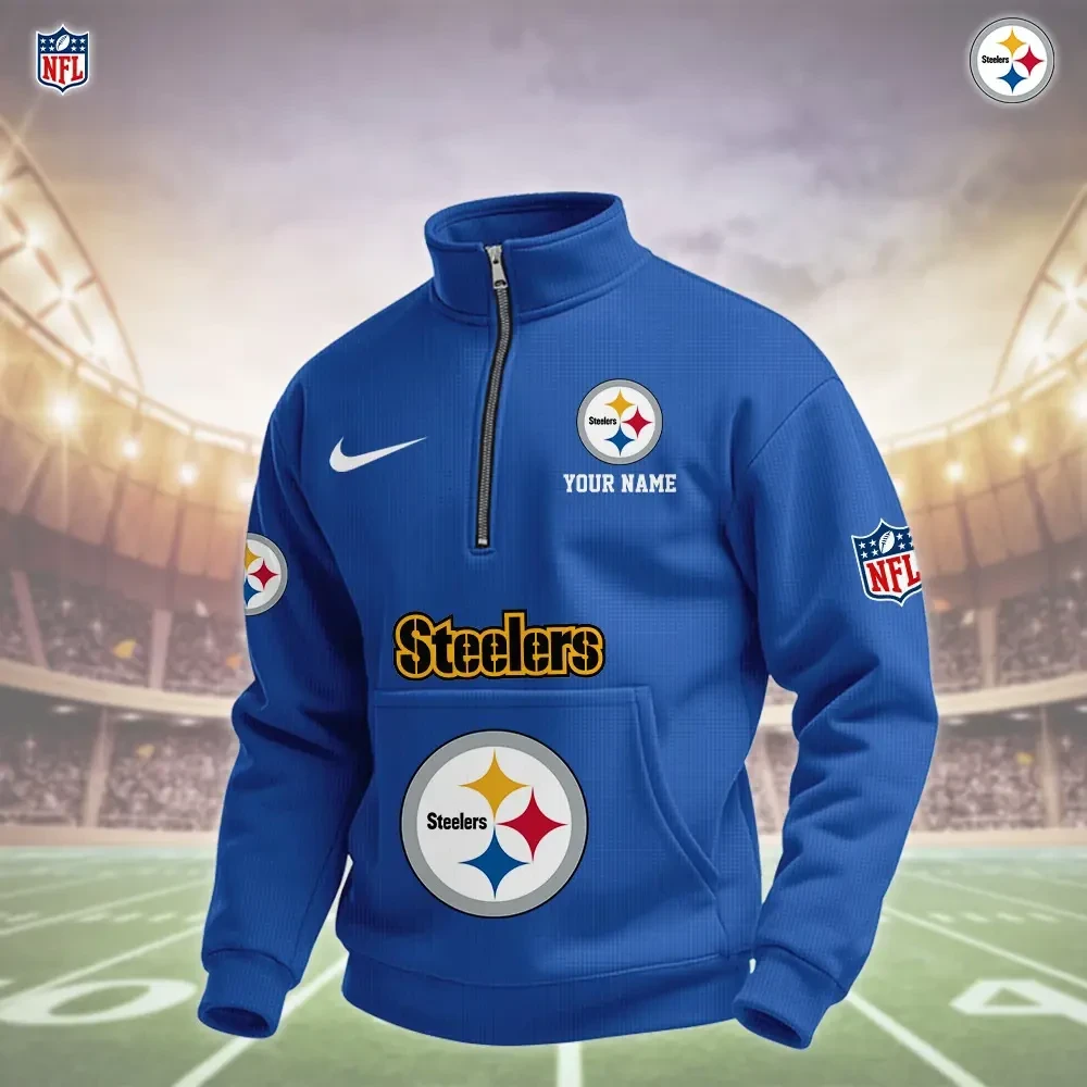 Pittsburgh Steelers Pullover Half Zipper