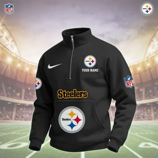 Pittsburgh Steelers Pullover Half Zipper