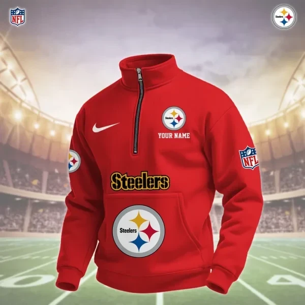 Pittsburgh Steelers Pullover Half Zipper