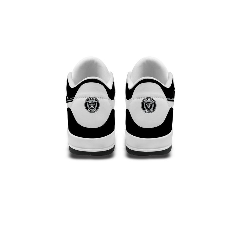 Las Vegas Raiders Basic Leather JD03 Shoes Men and Women PBR457K