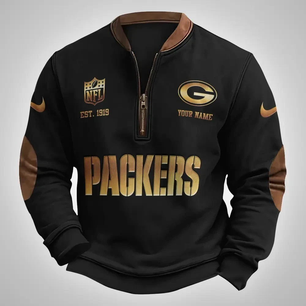 Green Bay Packers Classic Half Zip Pullover SPTCHZP012