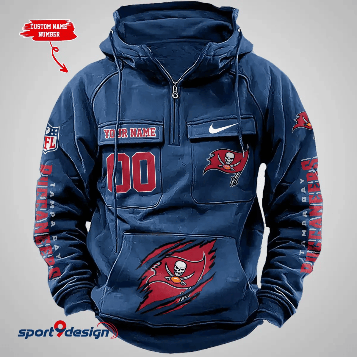 Tampa Bay Buccaneers Vintage Men Hoodie PBD6AFE