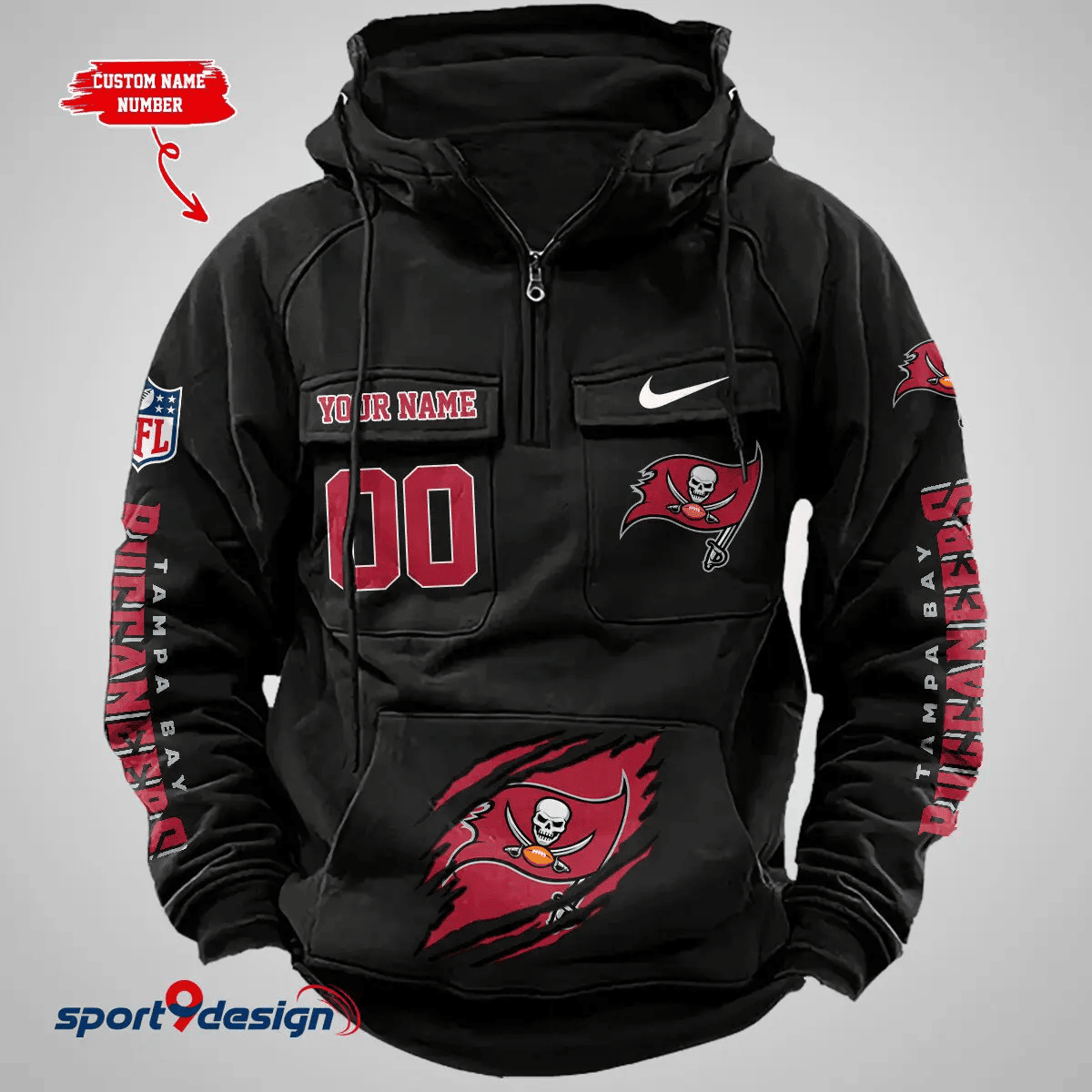 Tampa Bay Buccaneers Vintage Men Hoodie PBD6AFE