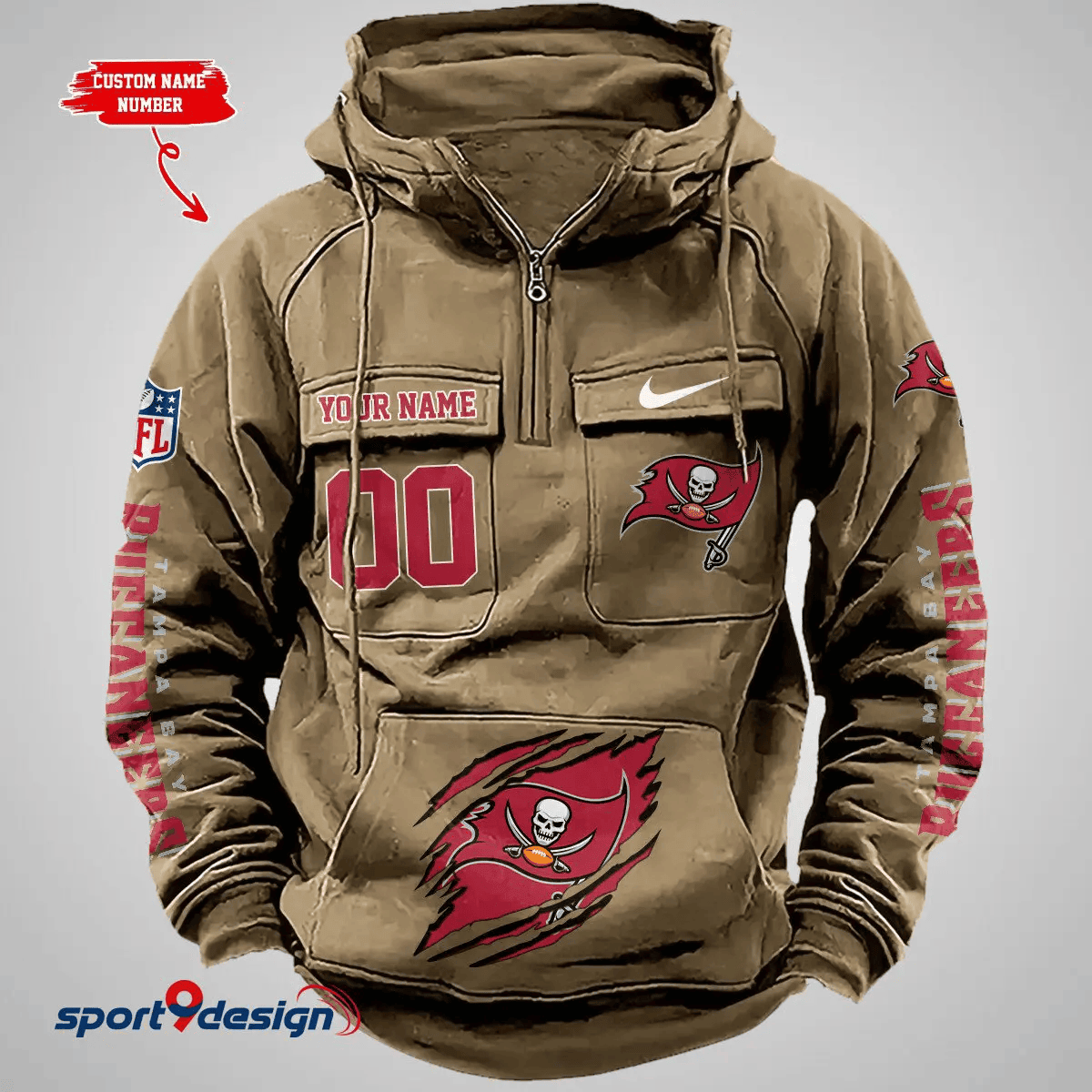 Tampa Bay Buccaneers Vintage Men Hoodie PBD6AFE