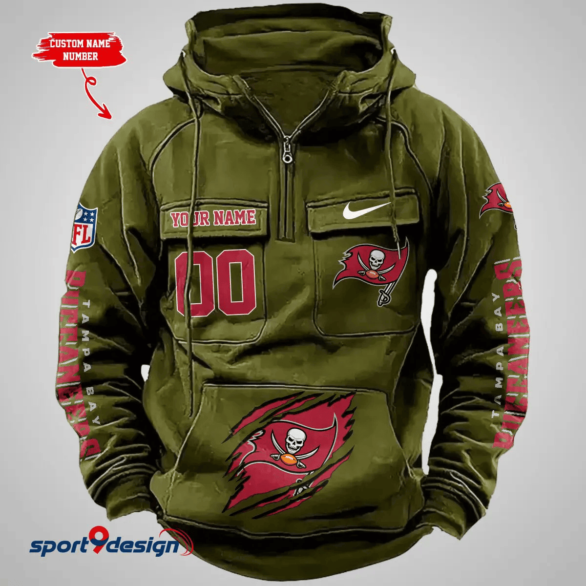 Tampa Bay Buccaneers Vintage Men Hoodie PBD6AFE