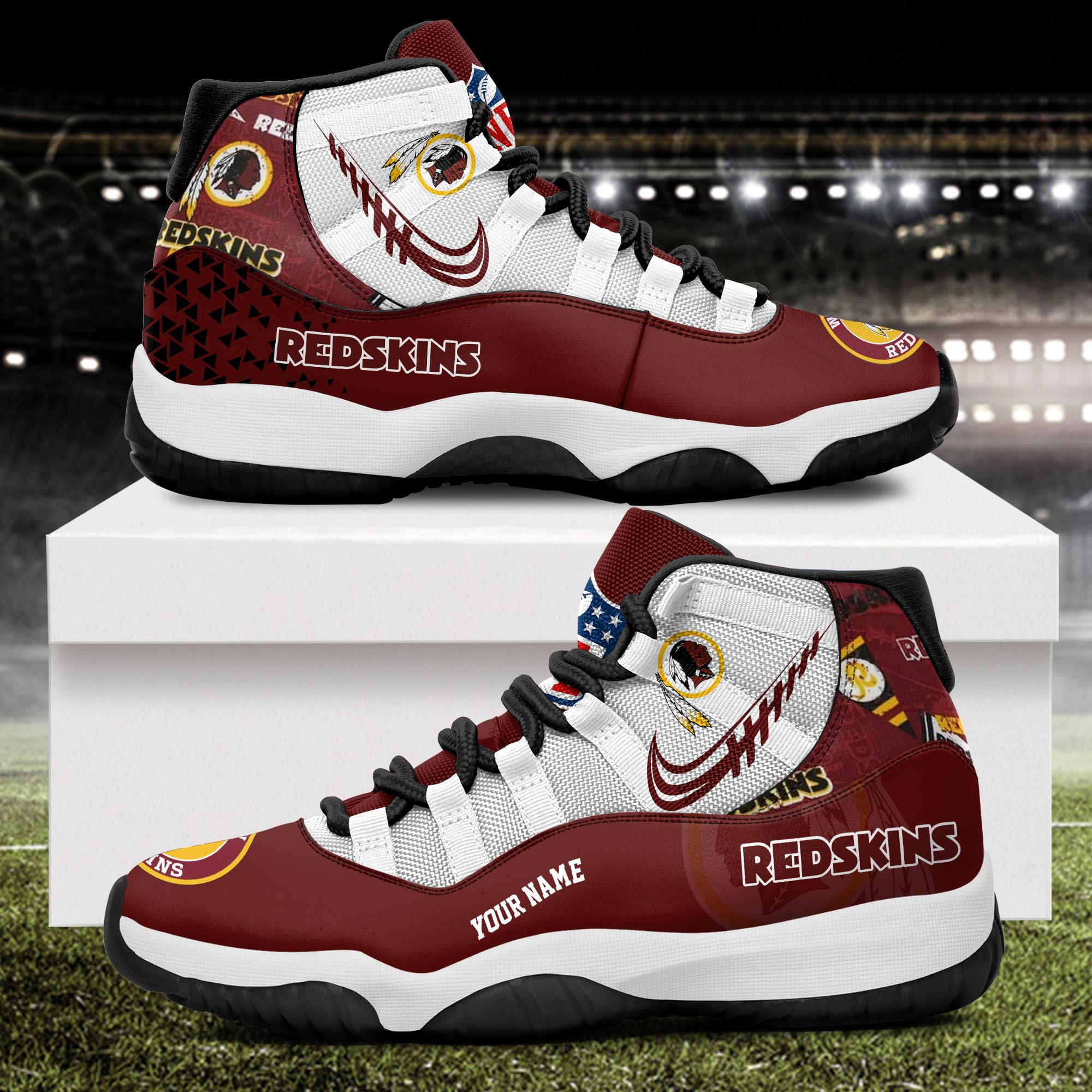 Washington Redskin Air Jordan 11 Shoes JD030