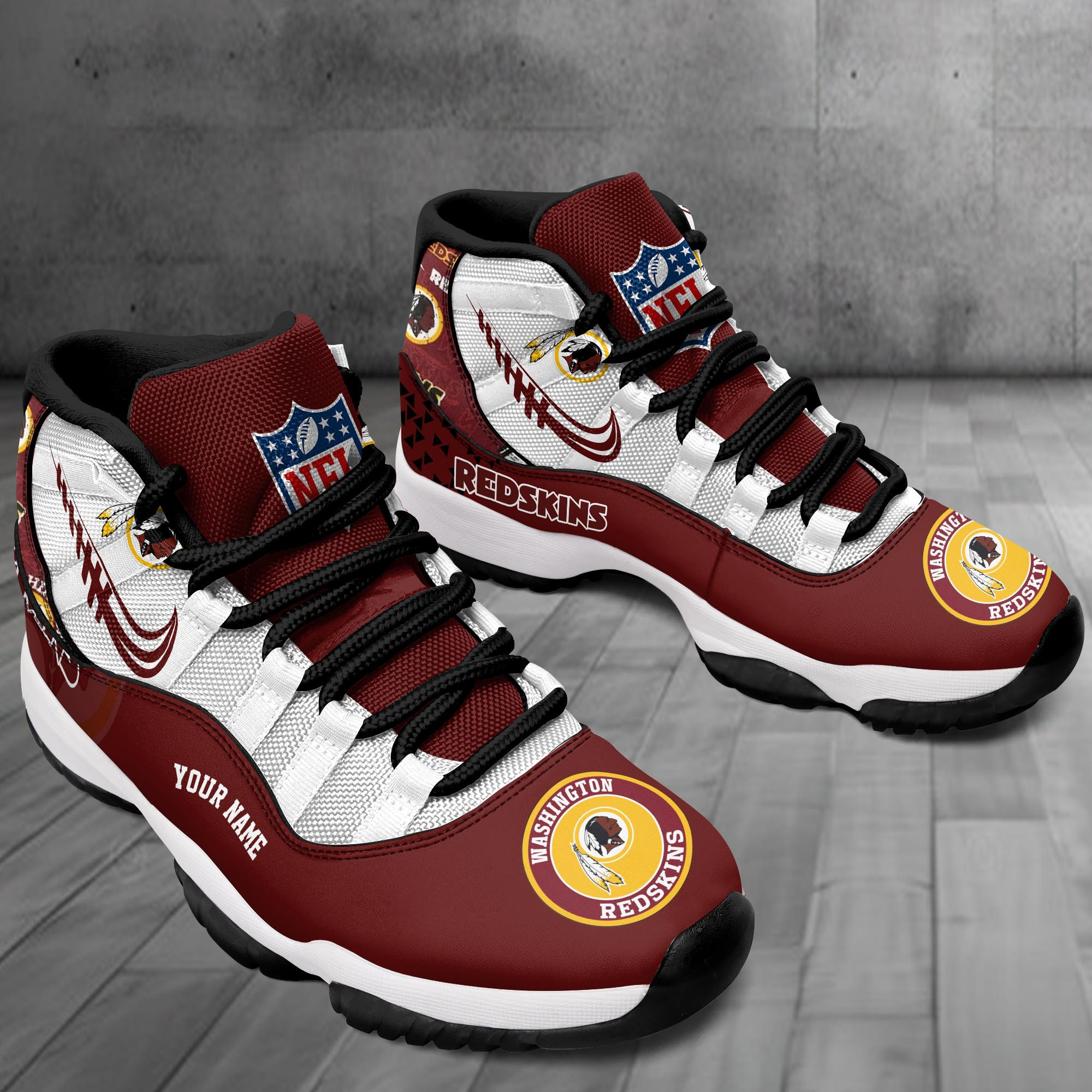 Washington Redskin Air Jordan 11 Shoes PBWPV6T