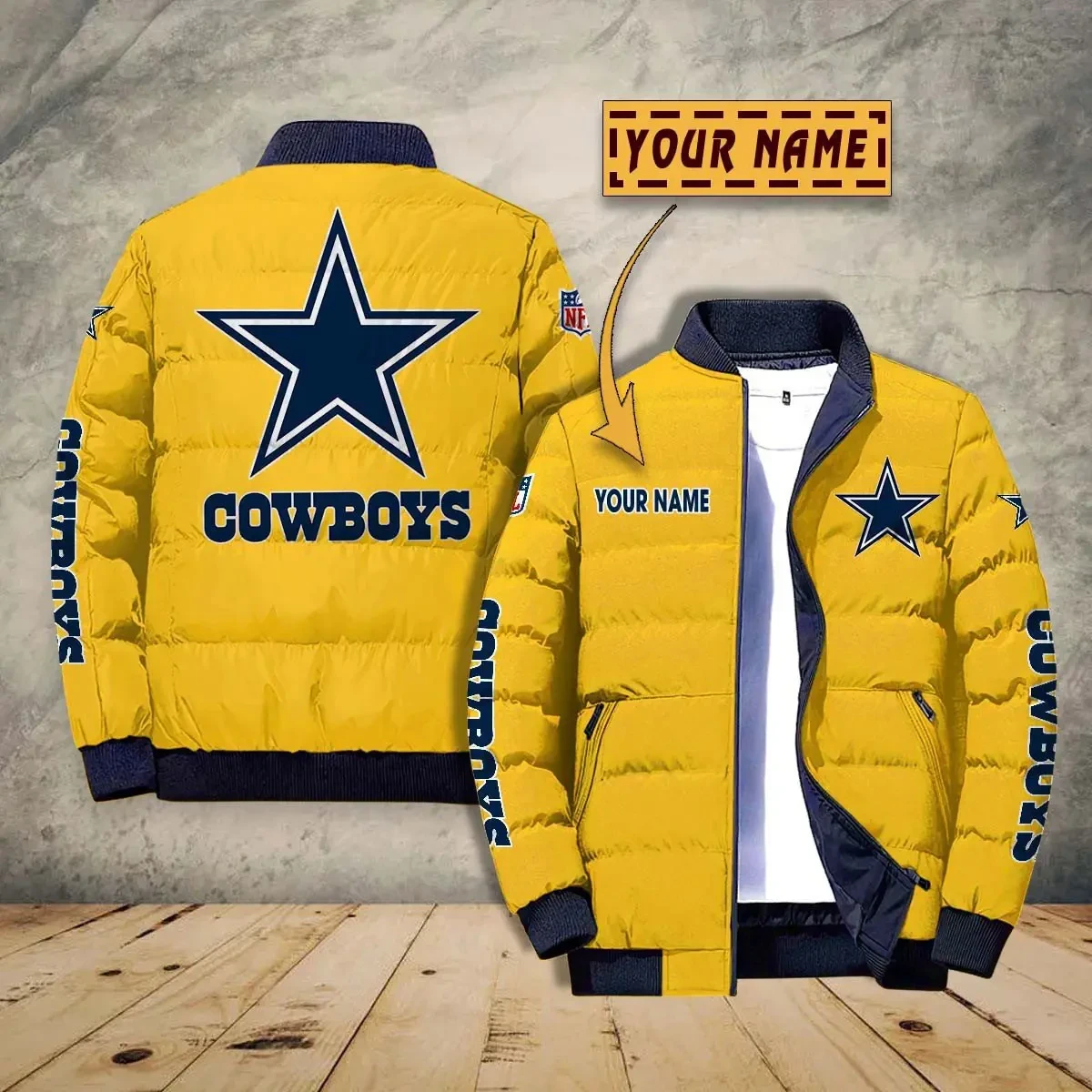 Dallas Cowboys Puffer Jacket PBJ4OHW