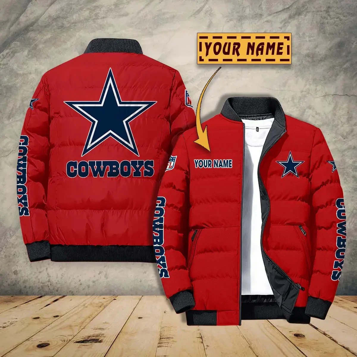 Dallas Cowboys Puffer Jacket PBJ4OHW
