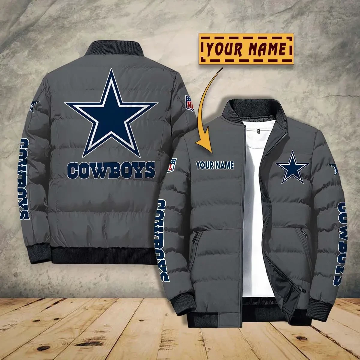 Dallas Cowboys Puffer Jacket PBJ4OHW
