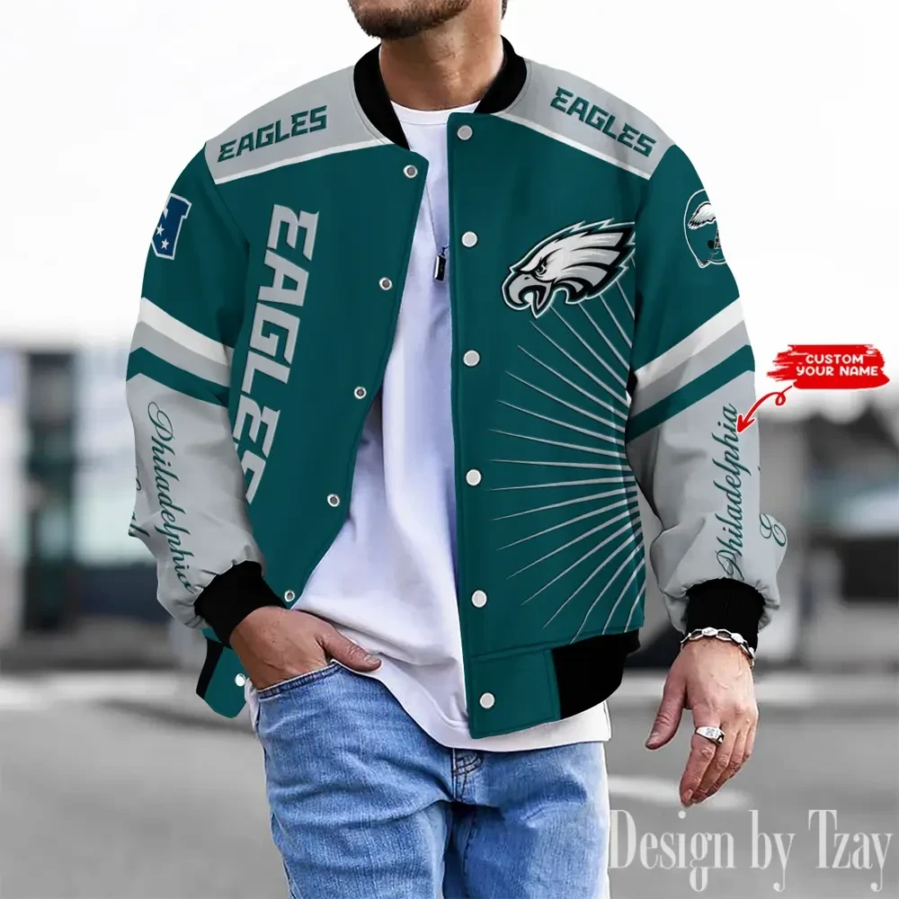 Philadelphia Eagles Unisex Exclusive Styles Varsity Jacket SPTBBJACKET581