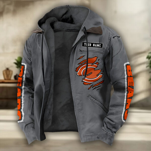 Chicago Bears Heavyweight Hooded Jacket PB82XIB