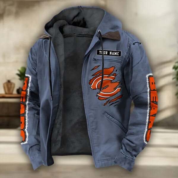 Chicago Bears Heavyweight Hooded Jacket PB82XIB