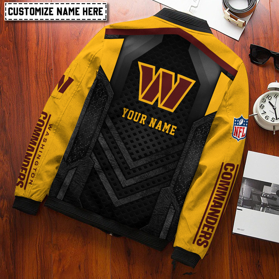 Washington Commanders Personalized Bomber Jacket PBB9E1W