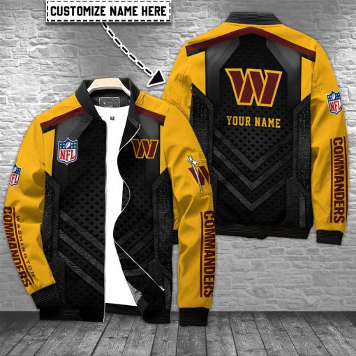 Washington Commanders Personalized Bomber Jacket PBB9E1W