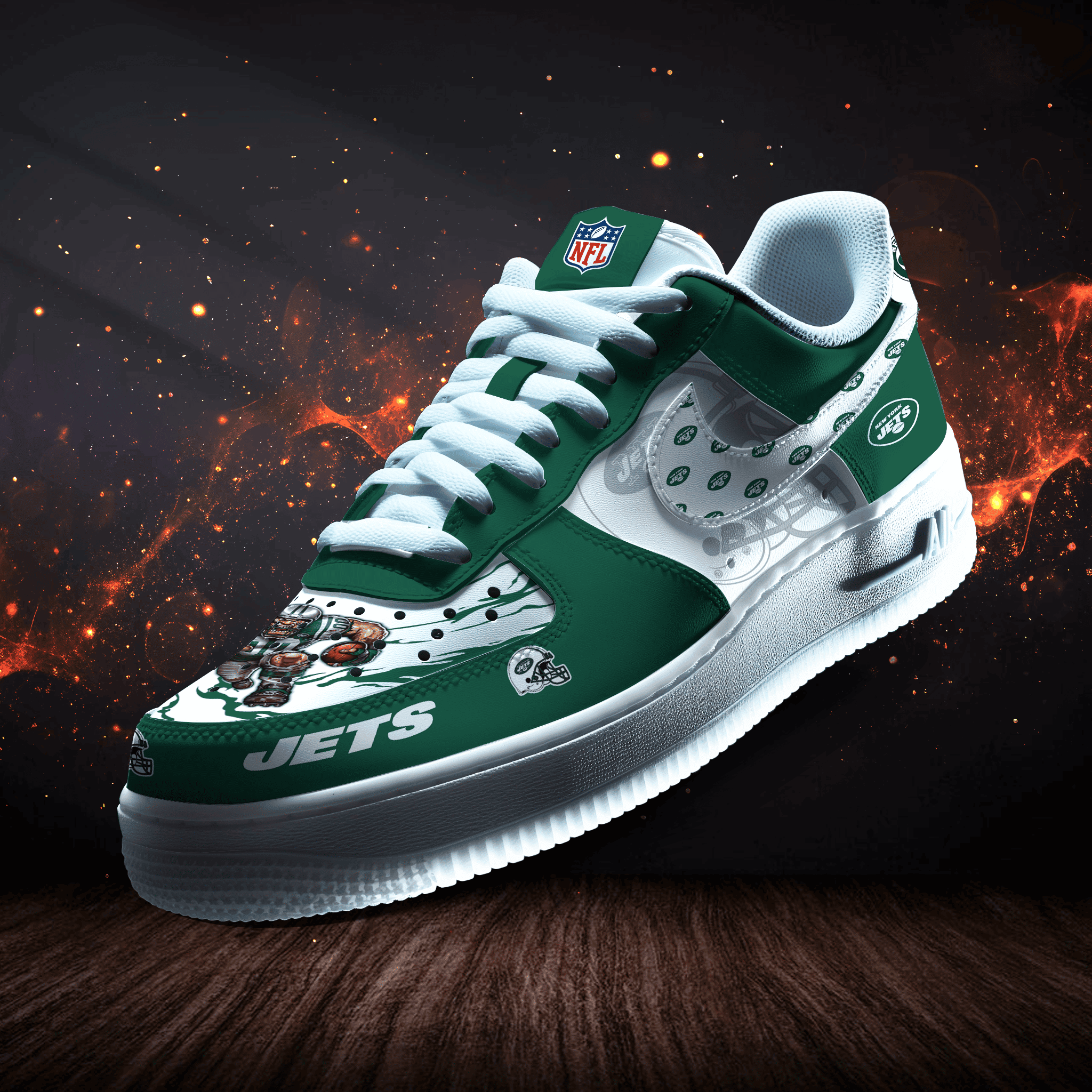 New York Jets | New Collection Trending Air Force 1 Mascot