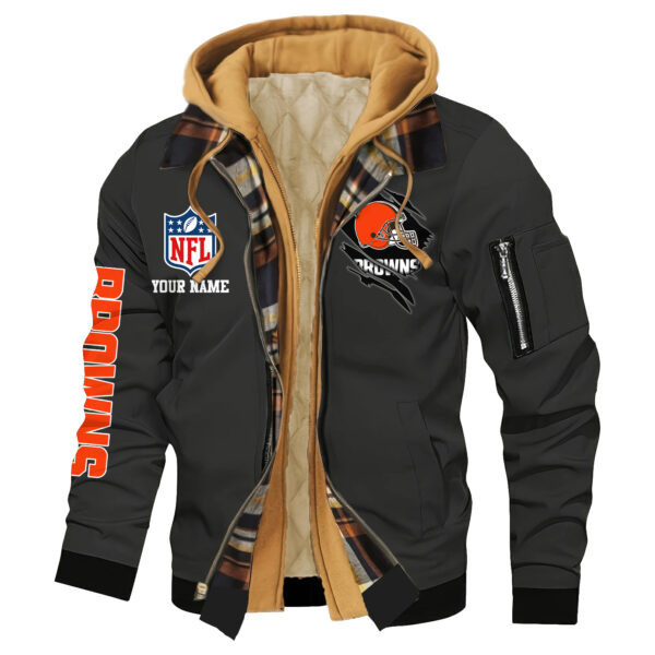 Cleveland Browns Jacket Casual Fake Two Piece Design PB2C4OZ