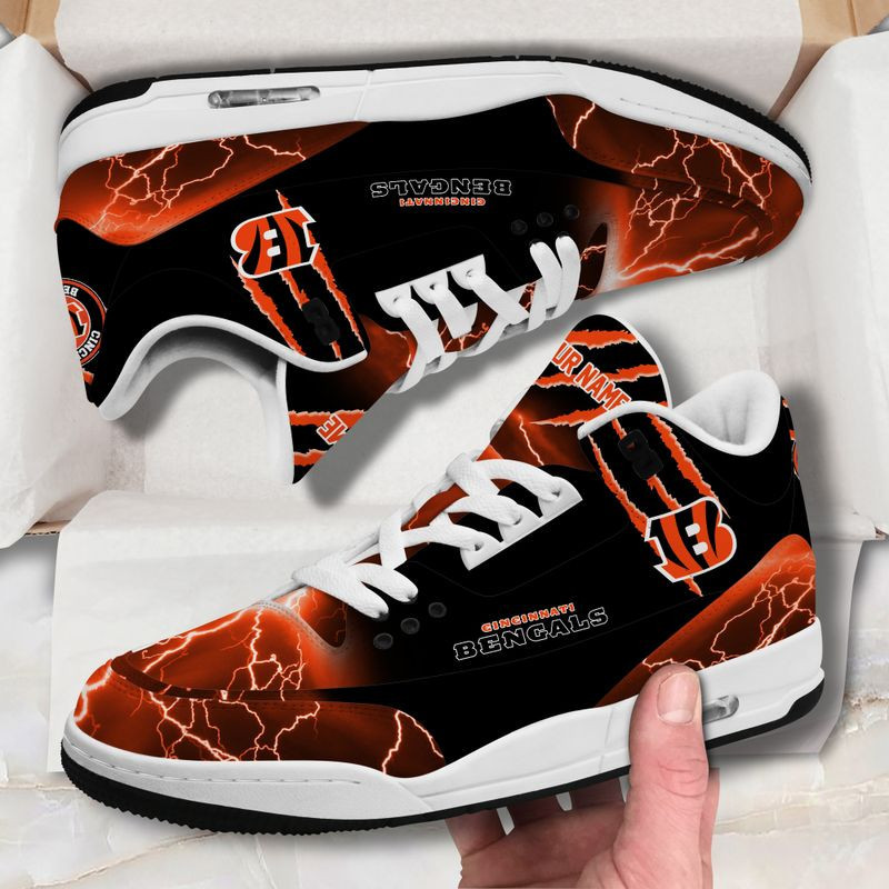 Cincinnati Bengals Basic Leather JD03 Shoes Men and Women AZBTAJ3000173