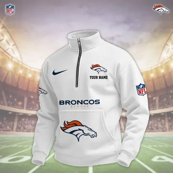 Denver Broncos Pullover Half Zipper