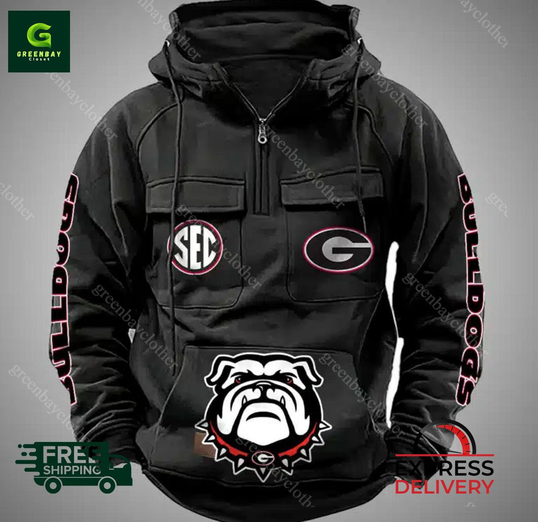 Georgia bulldogs Vintage Men Hoodies DV6 AZV12