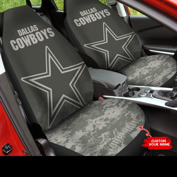 Dallas Cowboys Personalized Car Seat Covers BGCSC738