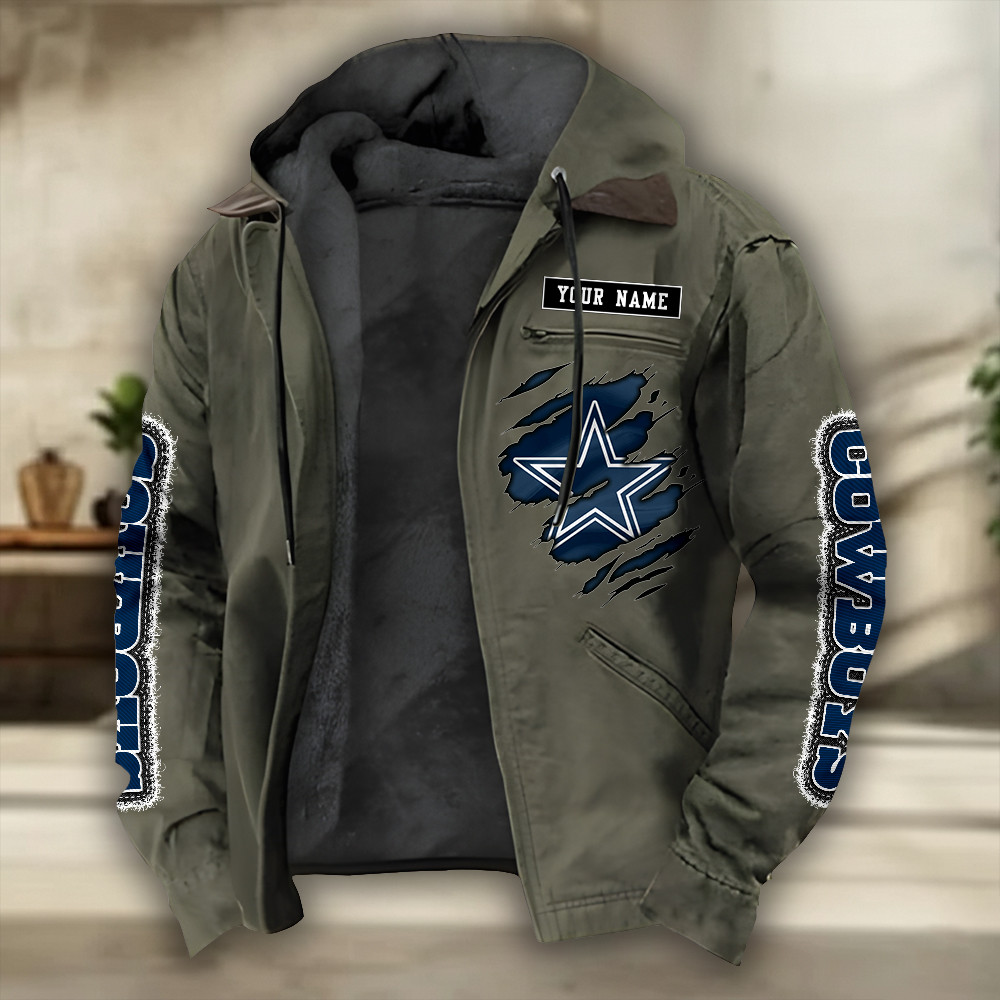 Dallas Cowboys Heavyweight Hooded Jacket PB85SID