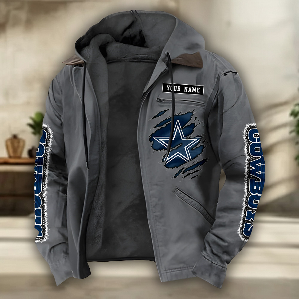 Dallas Cowboys Heavyweight Hooded Jacket PB85SID