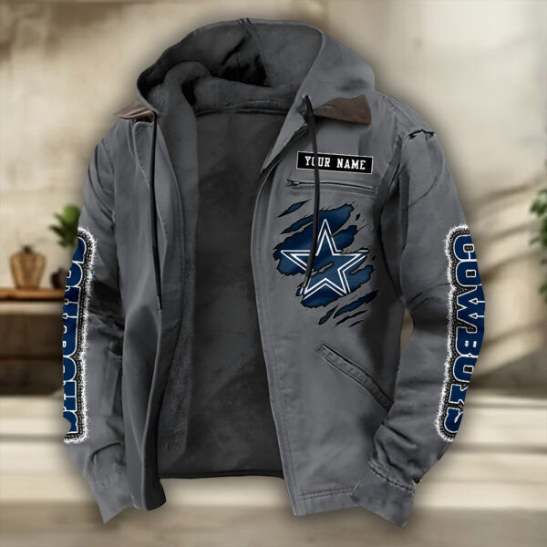 Dallas Cowboys Heavyweight Hooded Jacket PB85SID