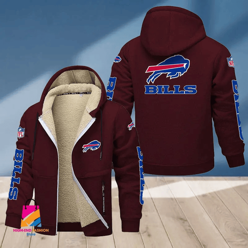 Buffalo Bills Multicolor Thickened Zipper Hoodies PBP0YL7
