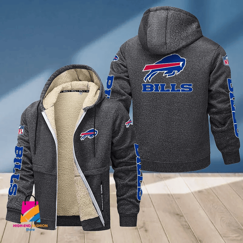 Buffalo Bills Multicolor Thickened Zipper Hoodies PBP0YL7