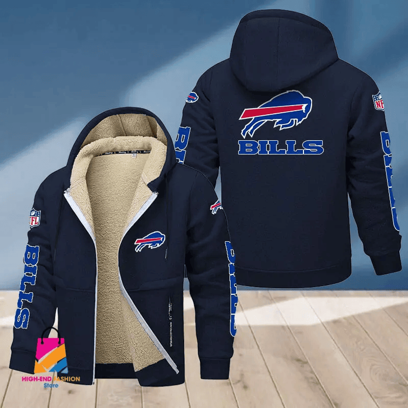 Buffalo Bills Multicolor Thickened Zipper Hoodies PBP0YL7
