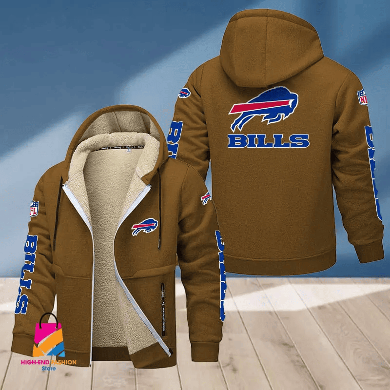 Buffalo Bills Multicolor Thickened Zipper Hoodies PBP0YL7