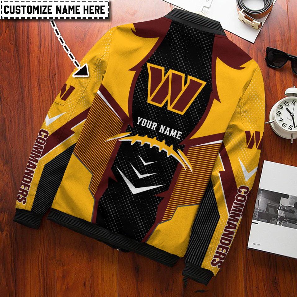 Washington Commanders Personalized Bomber Jacket PB2P7RC