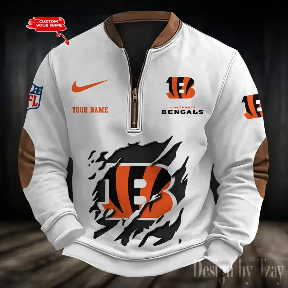Cincinnati Bengals Print Vintage Sweatshirt PBC0ZLQ