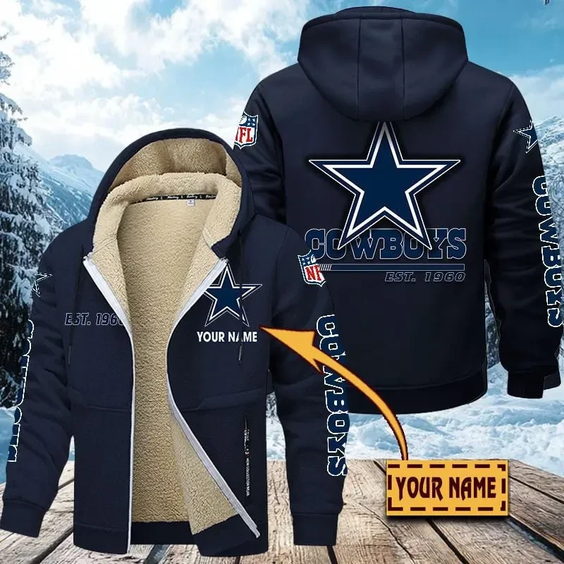 Dallas Cowboys | Zip Up Fur Coat ANZTZH124