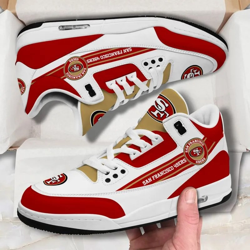 San Francisco 49ers Basic Leather JD03 Shoes Men and Women AZBT56G