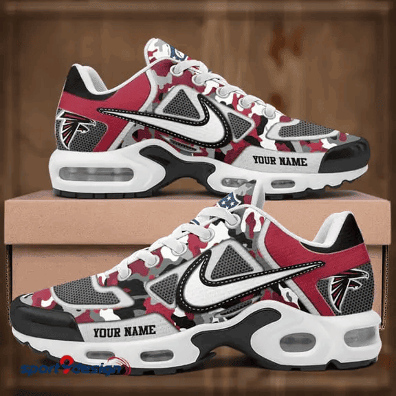 Atlanta Falcons Custom Camo Print Athletic T-N Sneakers SPTTNSHOES100