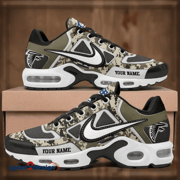 Atlanta Falcons Custom Camo Print Athletic T-N Sneakers PB5LR8M