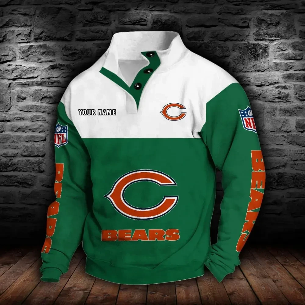 Chicago Bears NFL Sports Sweatshirt Colorful PBX8LR3